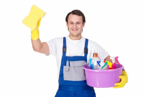 Local transfer station and waste separation used by Cleaners W14