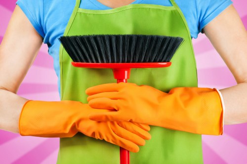 Local cleaning team supporting offices and shared spaces in W14