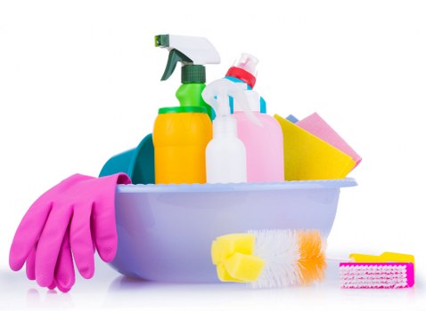 Detailed cleaning of living room surfaces and floors in a W14 property